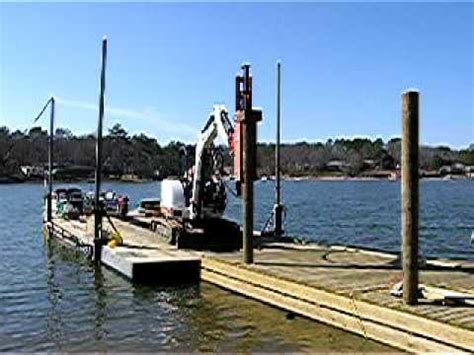 Drive pilings to provide support for buildings or other structures, . . How to drive pilings by hand